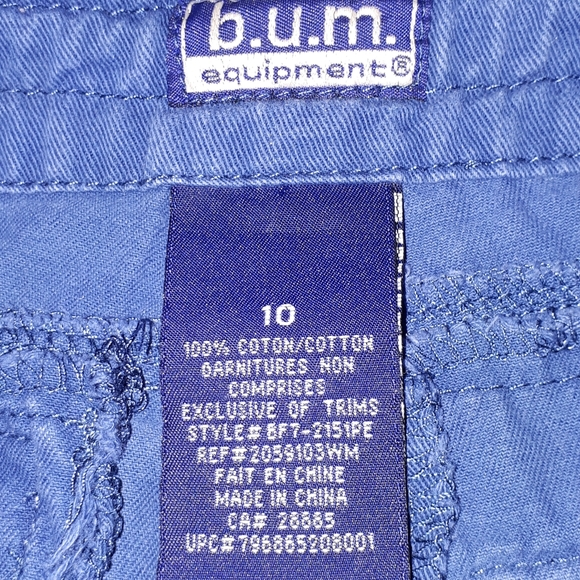 Bum Equipment Size 10 Blue Demin Pants - Picture 9 of 9